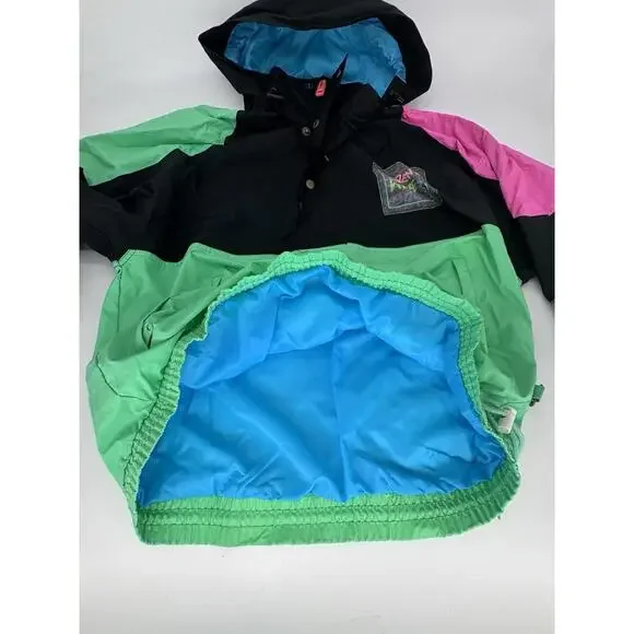 Vintage 80S/90S O’neill Futures Shock Jacket Small Pullover Quarter Zip/Snap - Picture 3 of 12